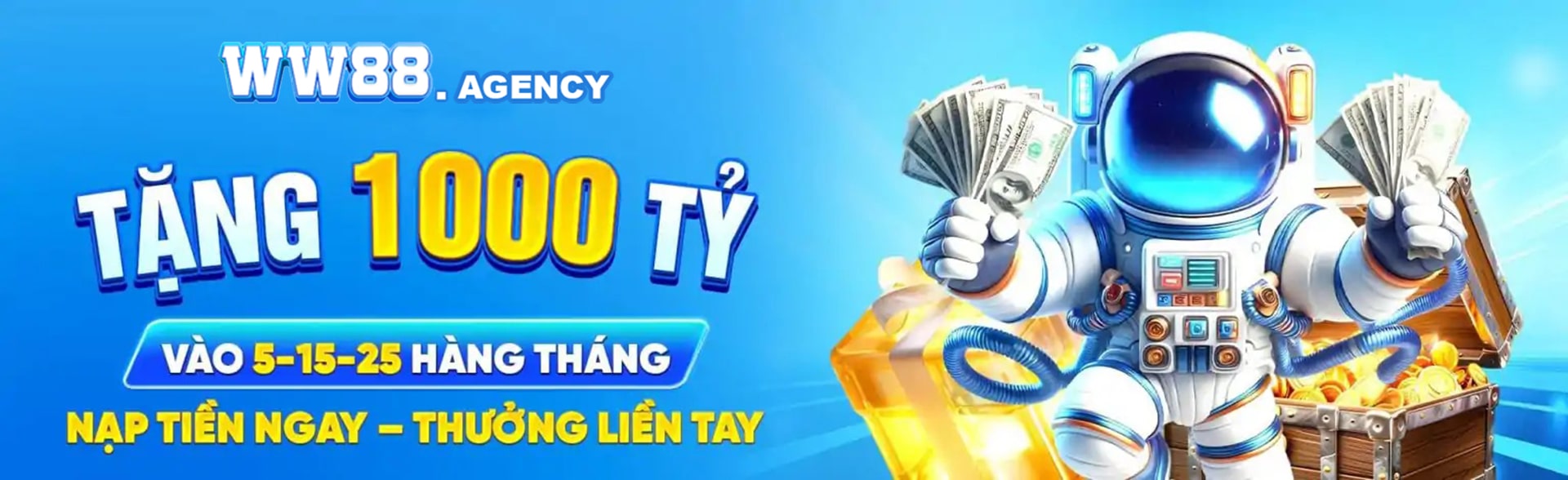 Thưởng 1000 tỷ cho người may mắn tại WW88